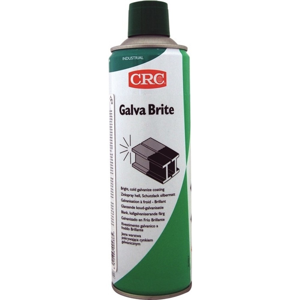 Image of  Gebinde: SpraydoseCRC Zinkaluschutzlack GALVA BRITE, 500 ml, silber matt, Spraydose CRC Zinkaluschutzlack GALVA BRITE, 500 ml, silber matt, Spraydose