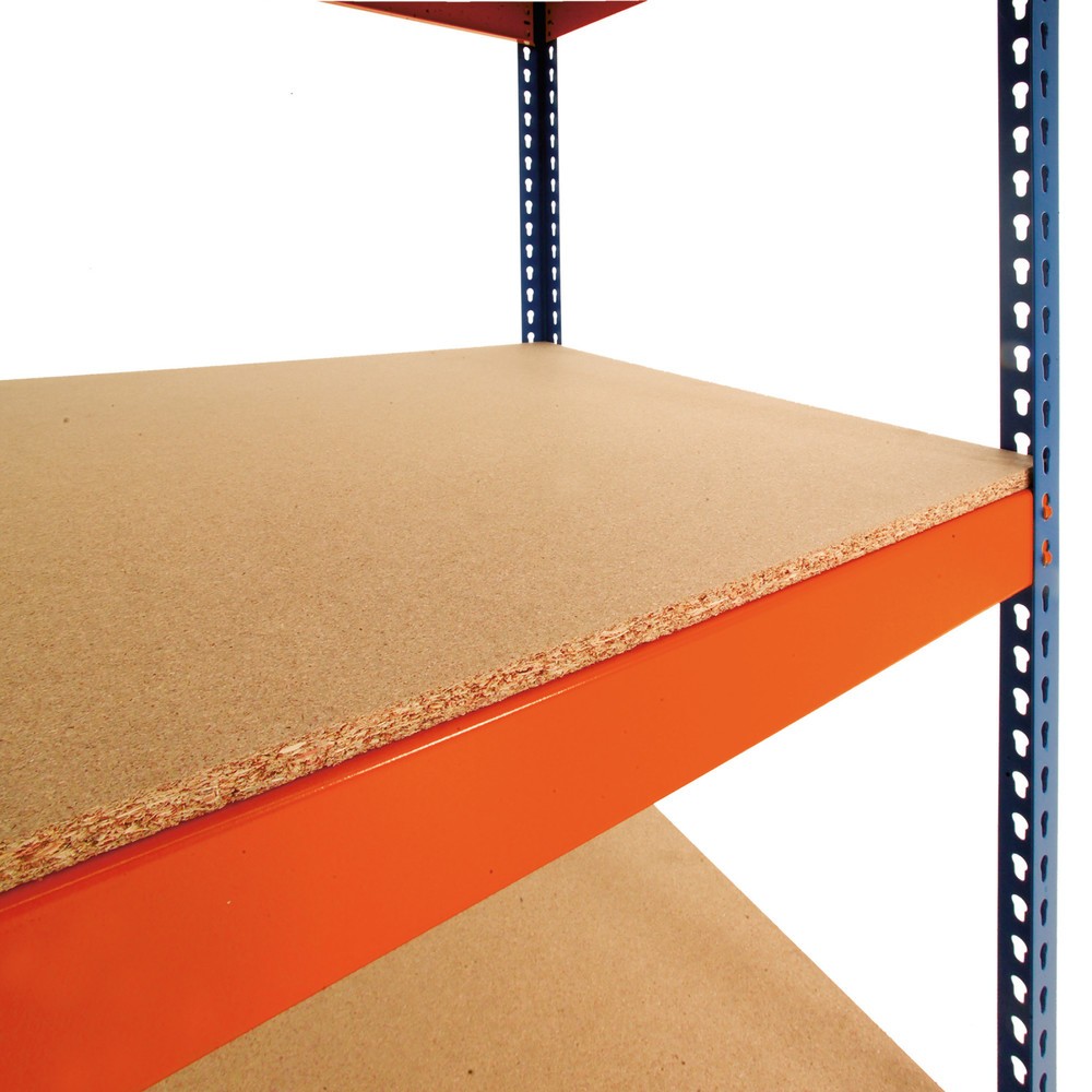 Image of  Platte einfach austauschbarFachboden für Weitspannregal SCHULTE, mit Spanplatten, BxT 1.536 x 926 mm, orange Fachboden für Weitspannregal SCHULTE, mit Spanplatten, BxT 1.536 x 926 mm, orange