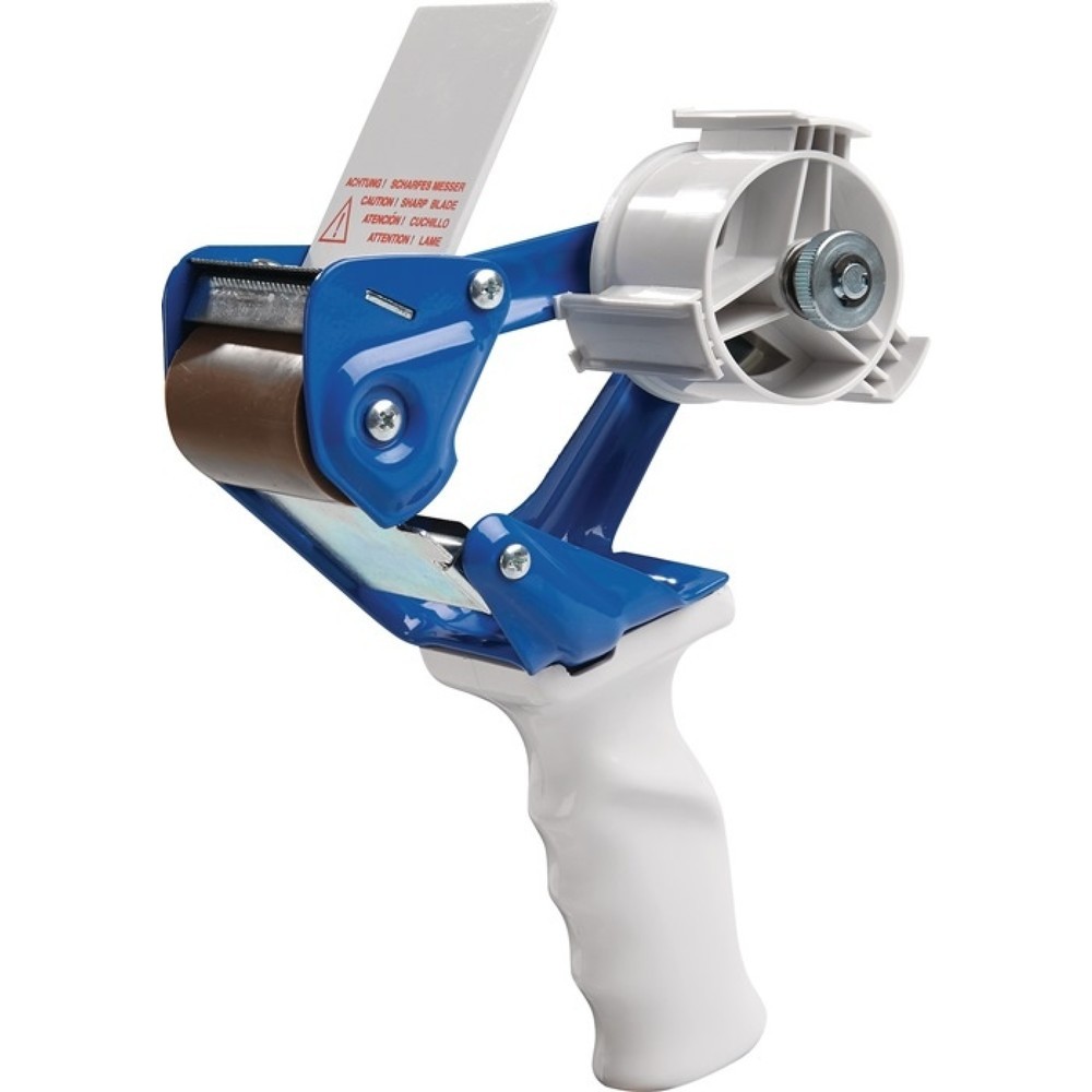 Image of  Material: MetallHandabroller Profi K20B, blau/weiss, Metall, für Bandbreite 50 mm Handabroller Profi K20B, blau/weiss, Metall, für Bandbreite 50 mm