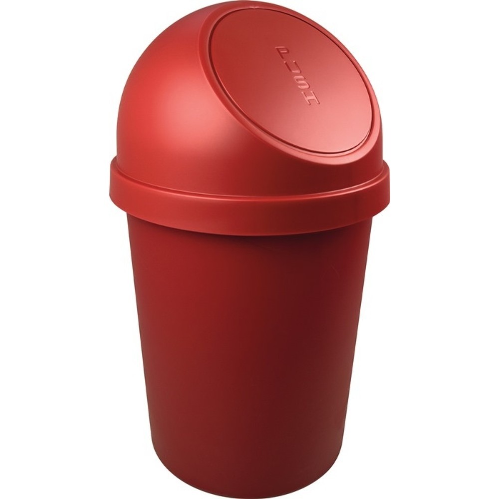 Image of  Kopfteil abnehmbarHELIT Abfallbehälter, 45 l rot, H700xØ403mm HELIT Abfallbehälter, 45 l rot, H700xØ403mm