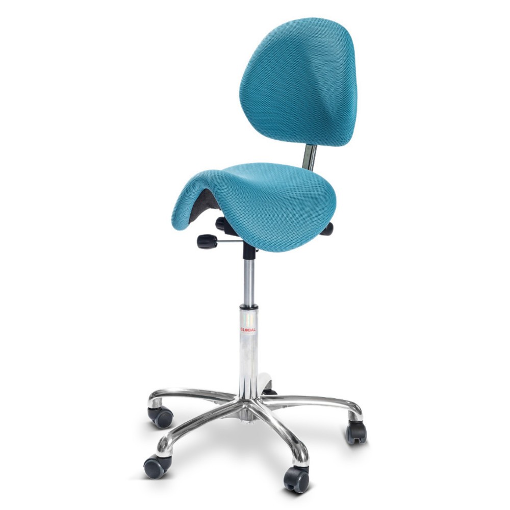 Image of Individuell sitzen und ergonomisch arbeiten: dank Neigungseinstellung Der Sattelstuhl Pinto zeichnet sich mit ergonomischen Extras wie dem EUROMATIC Mechanismus zur stufenlosen Neigungseinstellung aus. Während Sie den Sitz 12 ° nach vorne und 2° zurück ne