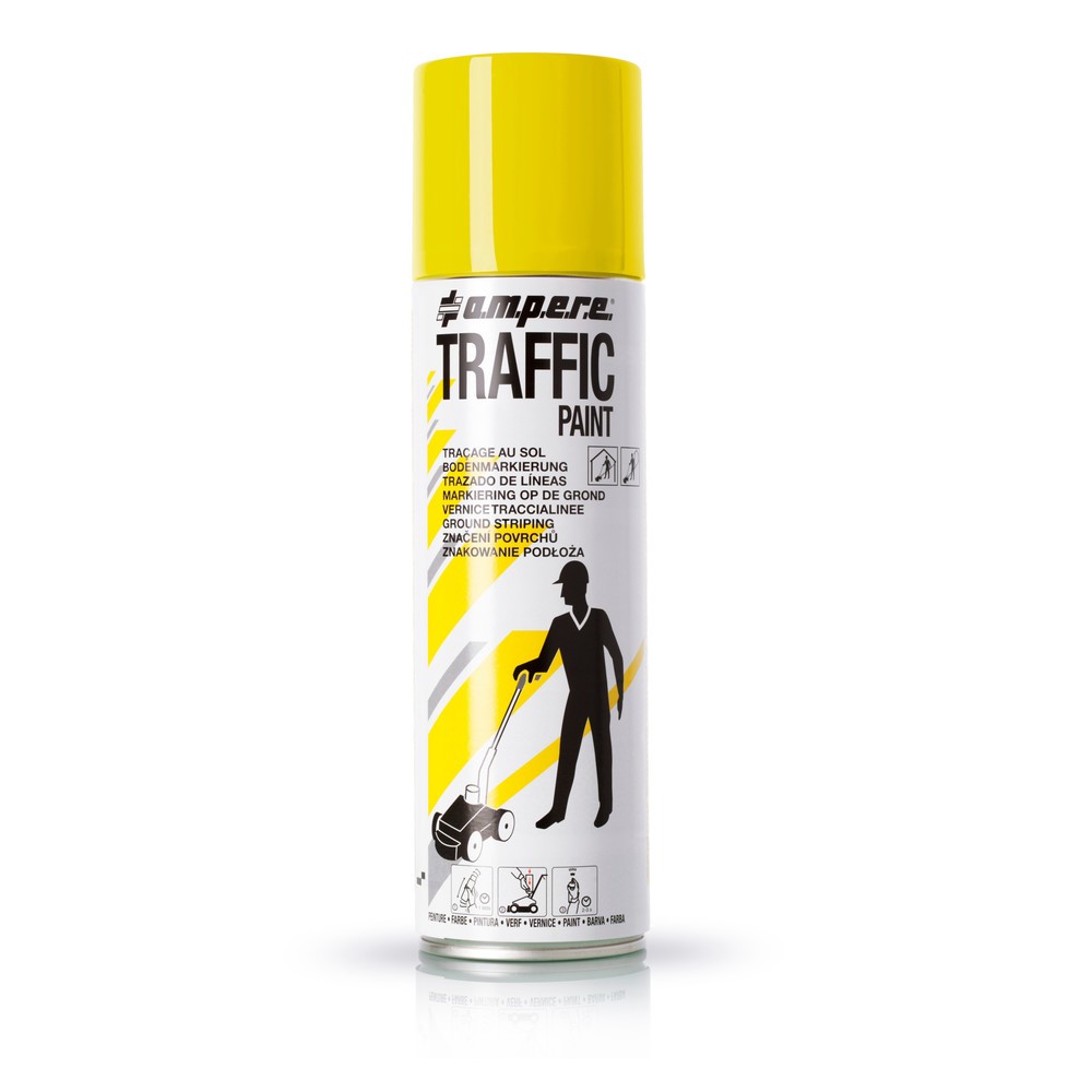 A.M.P.E.R.E. Peinture de marquage TRAFFIC 0,5 l, jaune