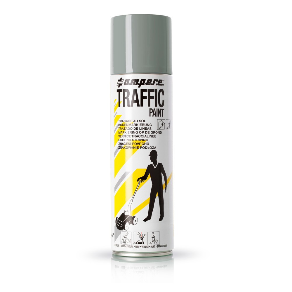 A.M.P.E.R.E. Peinture de marquage TRAFFIC 0,5 l, gris