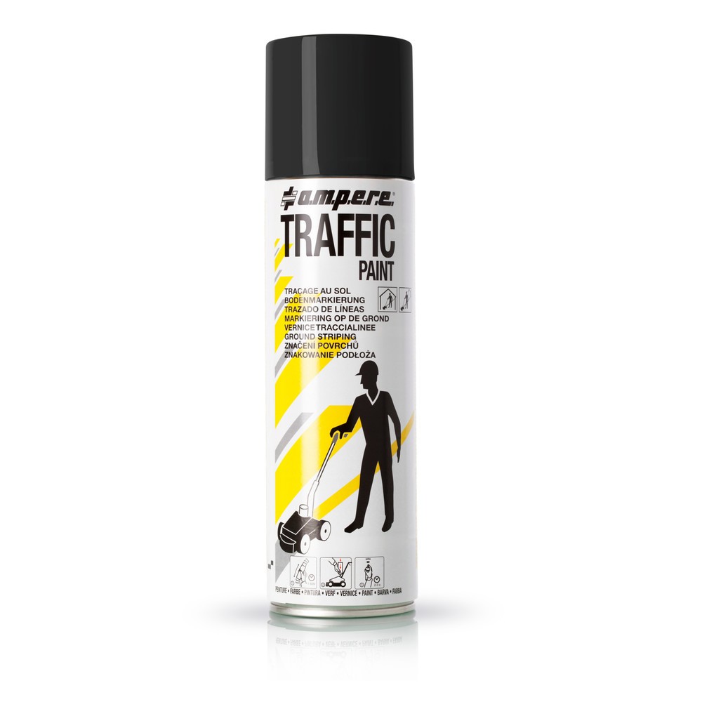 A.M.P.E.R.E. Peinture de marquage TRAFFIC 0,5 l, noir