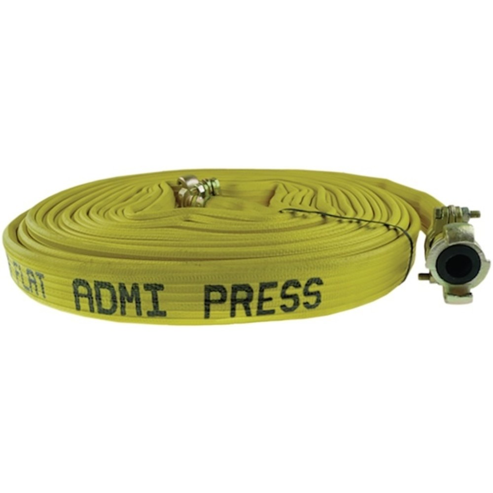 ADMIRAL Pressluftschlauch Admi®Press FLAT Y, Länge 20 m, Innen-Ø 19 mm Aussen-Ø 24 mm, gelb