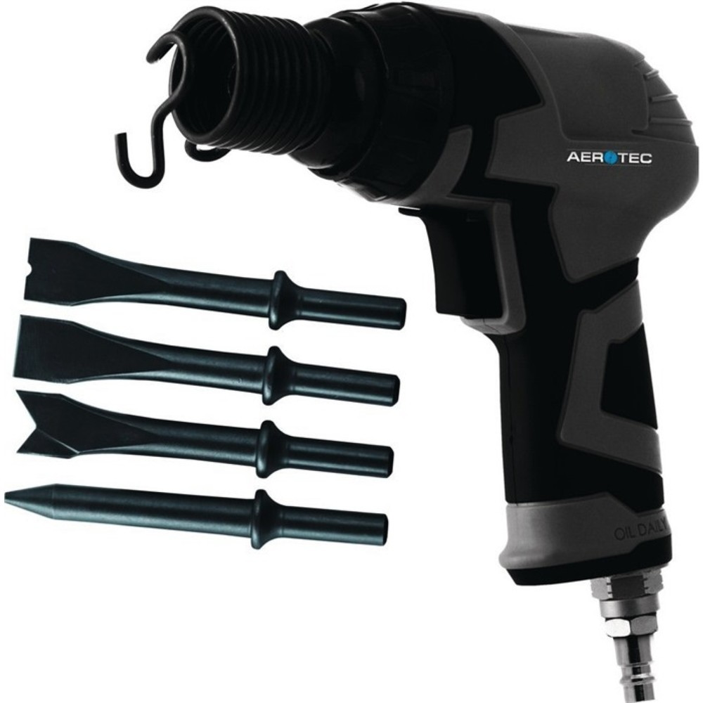 AEROTEC Druckluftmeisselhammer CSP 150 Set 4500min-¹ 11mm Sechskant 4-5 J