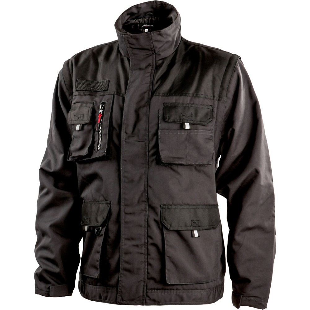 albatros Jacke ALLROUND BLACK 2-in-1, grau/schwarz, Größe 2XL