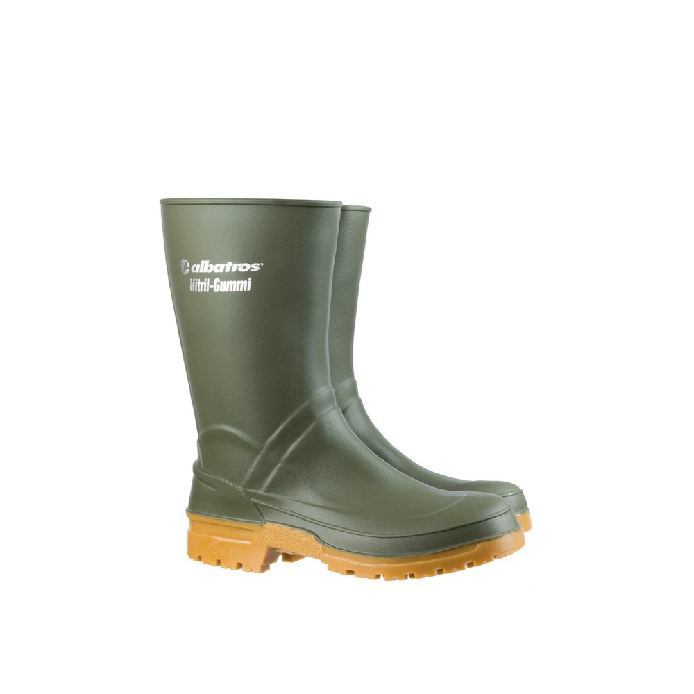 albatros GUARDIAN MID GREEN Nitrilgummistiefel Größe 47, grün