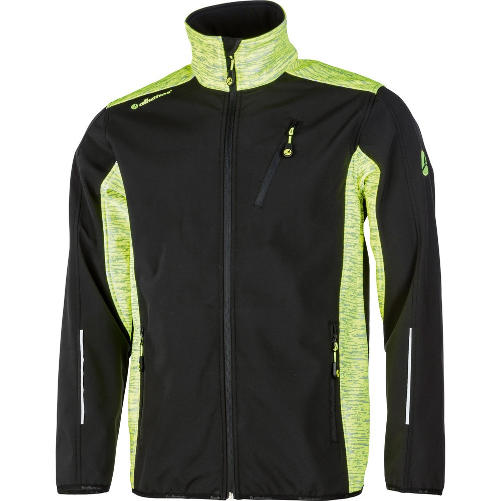 albatros TASMAN Softshelljacke Größe XL, kiwi/schwarz