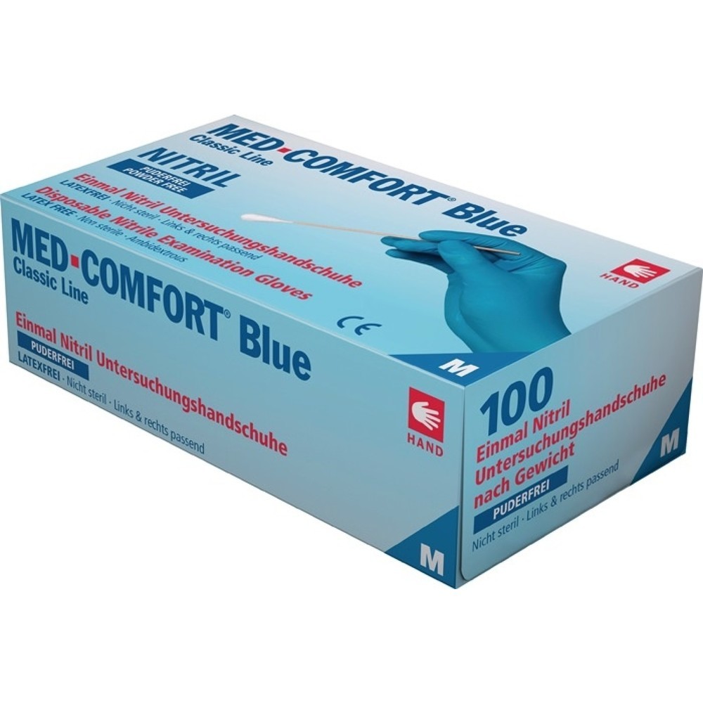 AMPRI Einw.-Handsch.Med Comfort Blue Gr.L blau