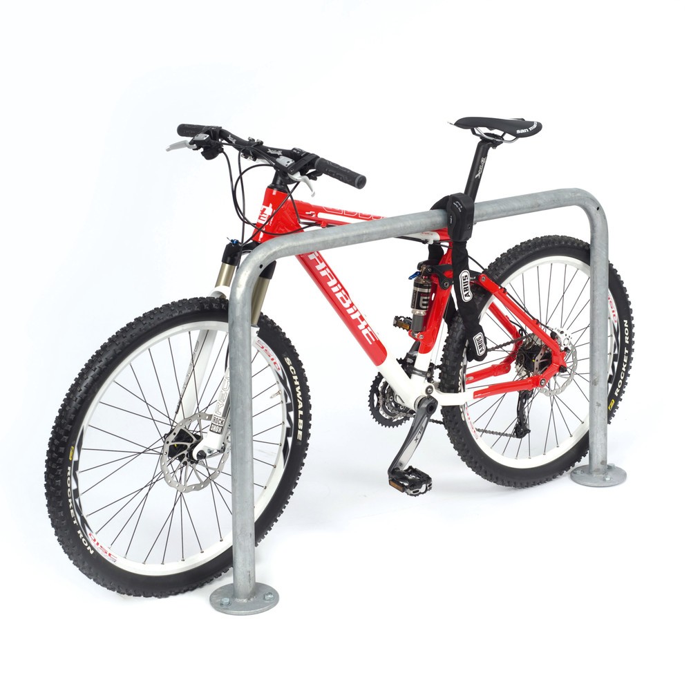 Arceau range vélo, standard, à bétonner, longueur 1 000 mm