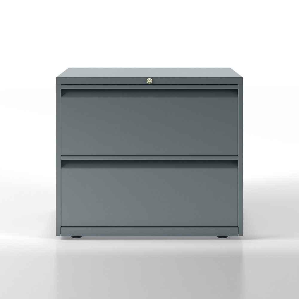 Armoire à dossiers suspendus BISLEY Essentials, 2 tiroirs, gris clair