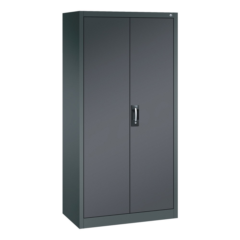 Armoire à outils C+P, tiroirs 4 x 86 + 2 x 174 mm, 6 tablettes, largeur 930 mm, gris anthracite, gris noir