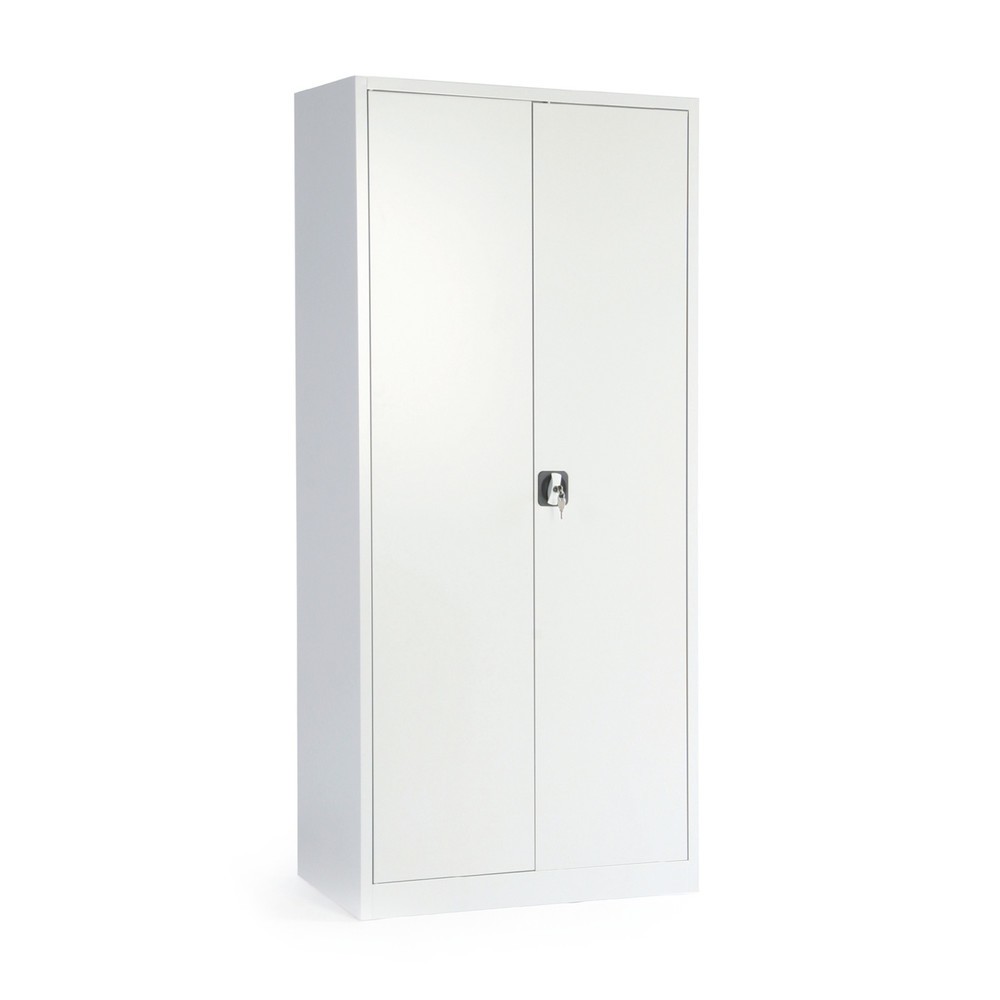 HEMMDAL Armoire à portes battantes, H x l x P 1 800 x 800 x 380 mm, gris clair