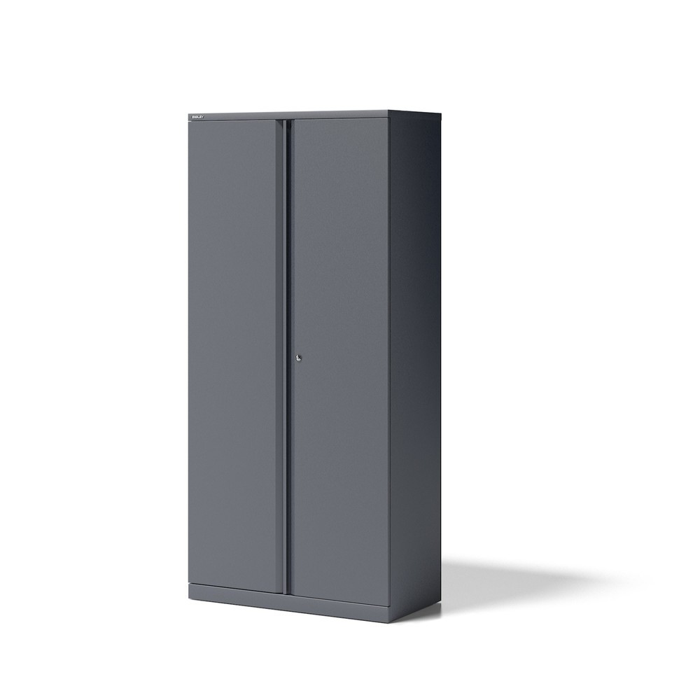 Armoire à portes battantes BISLEY Essentials, 5 hauteurs de classeur, largeur 914 mm, gris clair