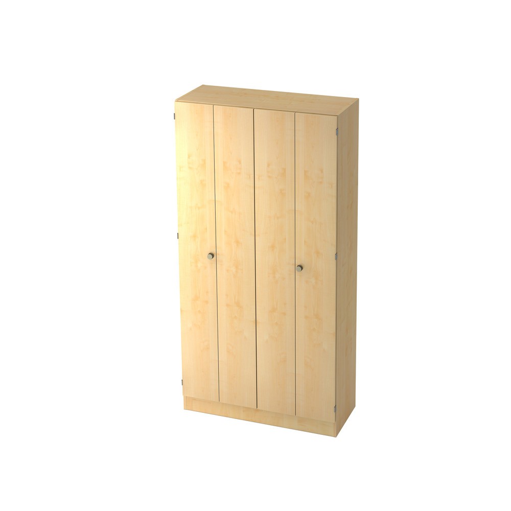 Armoire à portes repliables Hammerbacher 5OH,SO-Bl. SG érable/érable