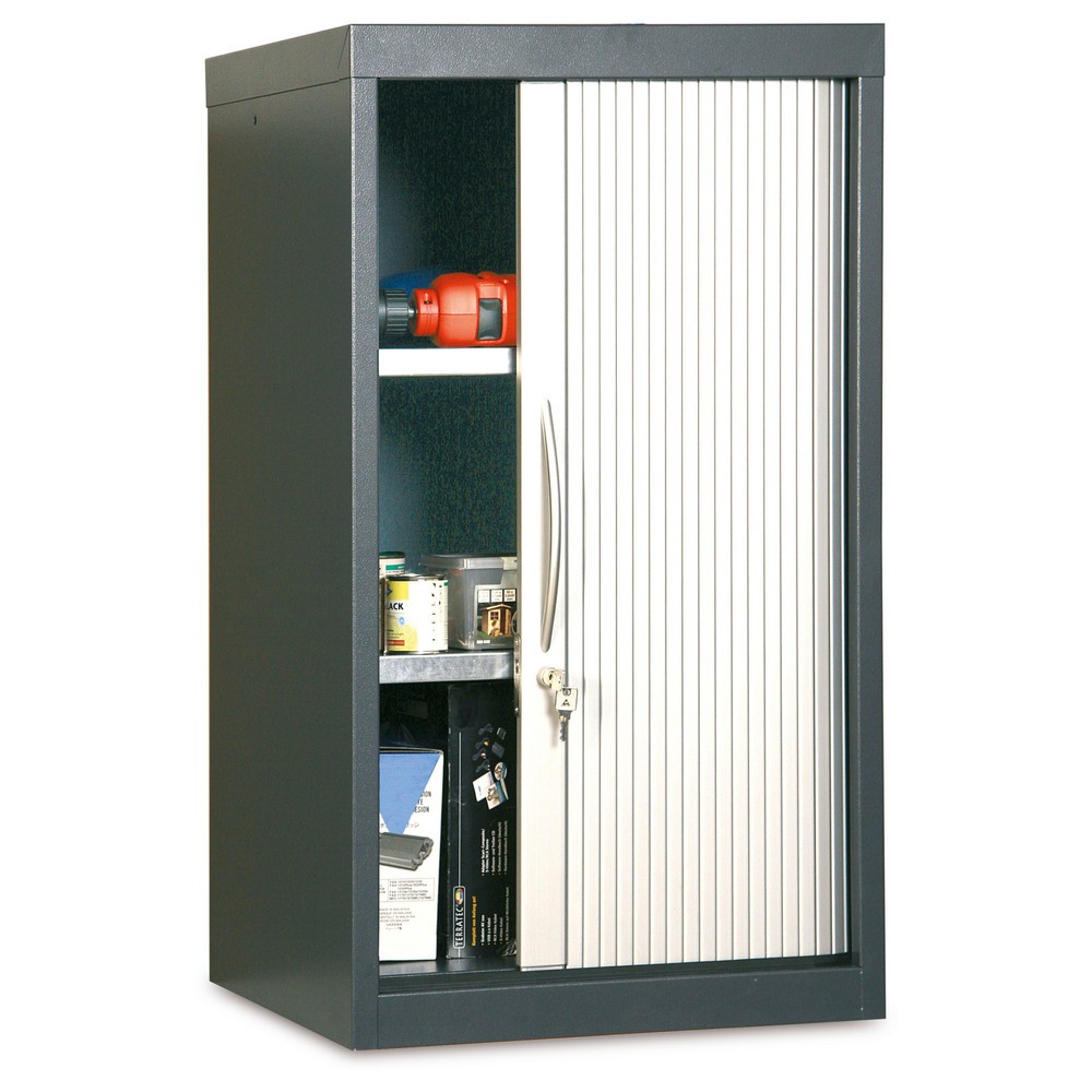 Armoire à volet roulant stumpf®, H x l x P 900 x 1 000 x 500 mm, gris clair