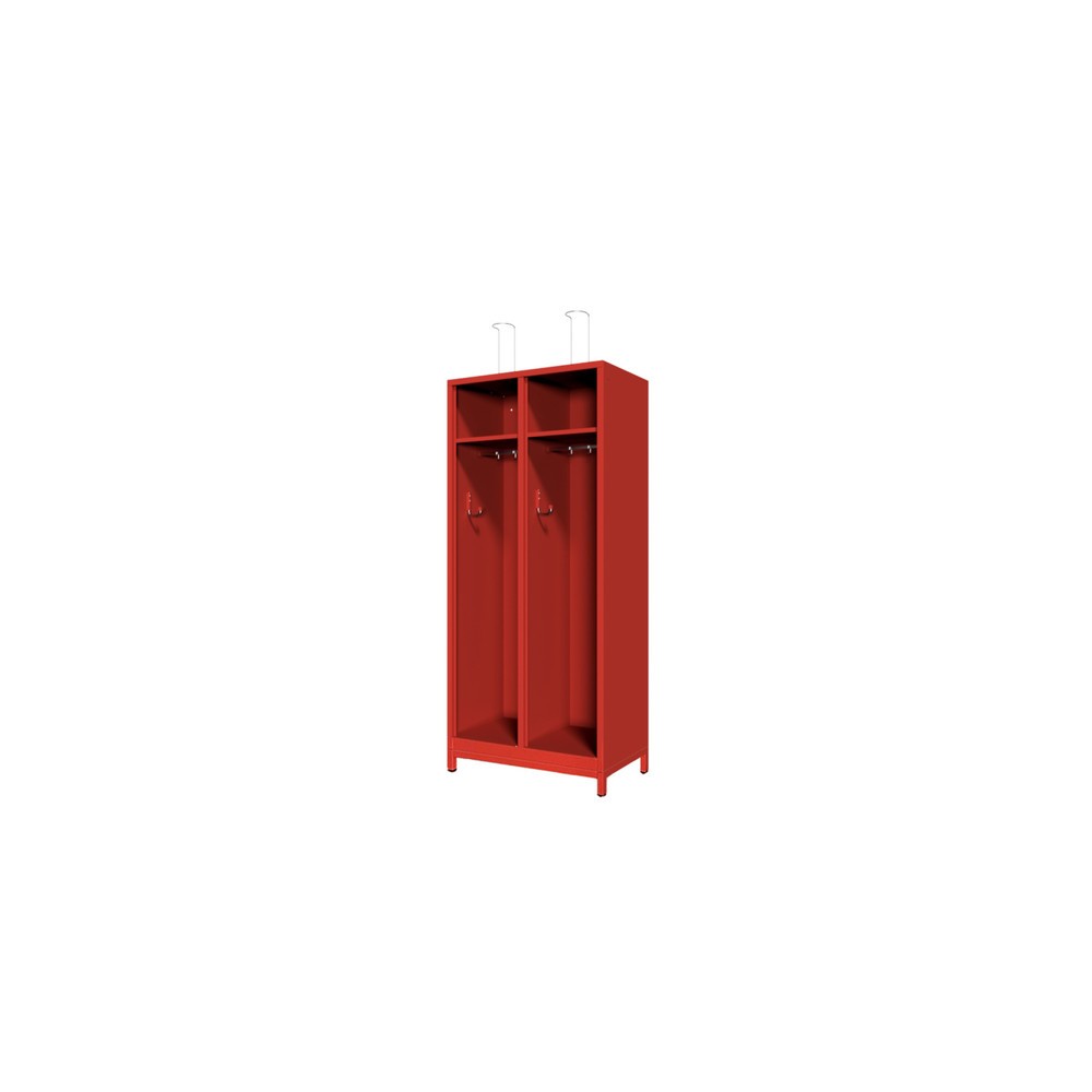 Armoire incendie PAVOY avec pieds, H x l x P 1 850 x 830 x 500 mm