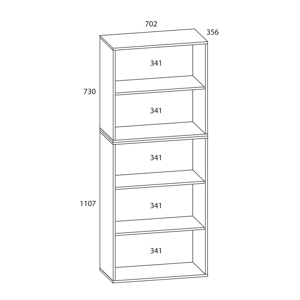 Produktabbildung Nr. 2: Armoire Lona XXL portes battantes, chêne Sonoma