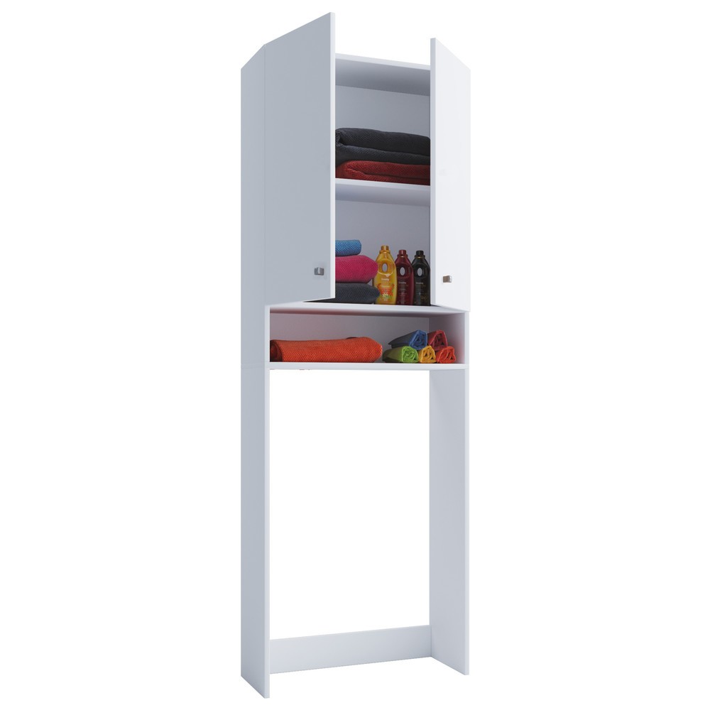 Armoire pour machine à laver Lona, blanc