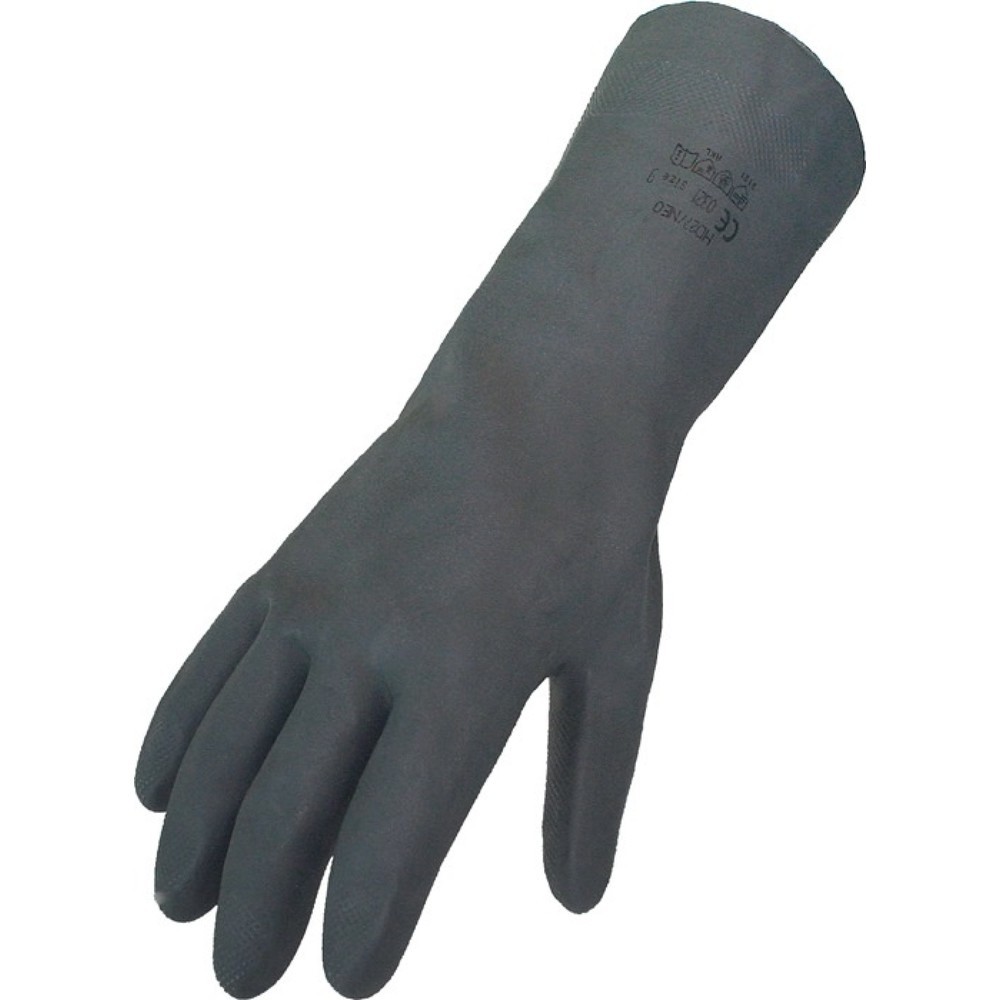 ASATEX Chemiehandschuh Gr.8 schwarz EN 388,EN