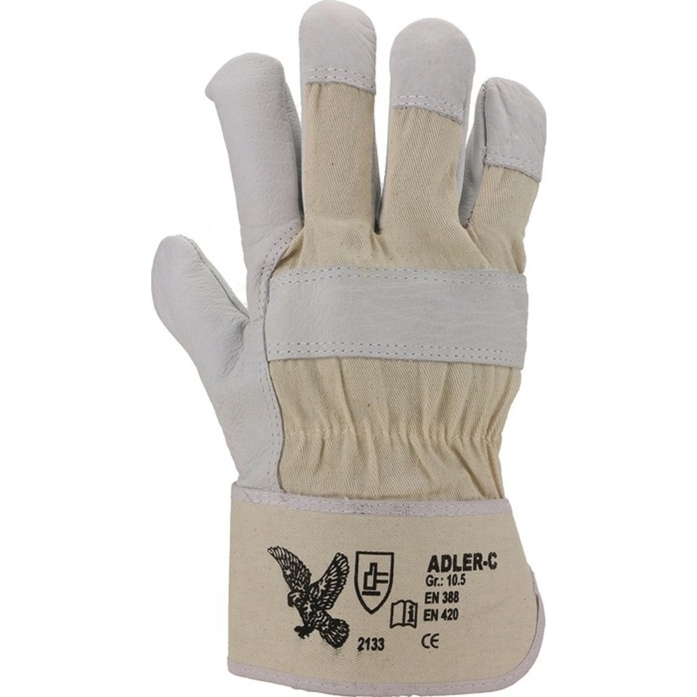 ASATEX Handschuhe Adler-C Gr.10,5 naturfarben