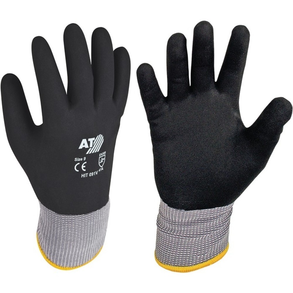 ASATEX Handschuhe Hit Flex V Gr.9 schwarz 3