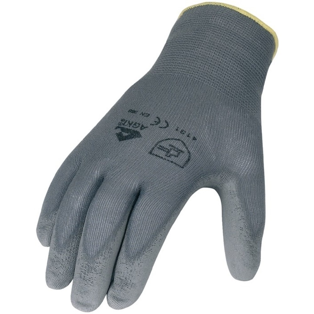 ASATEX Handschuhe Gr.9 grau EN 388 PSA II