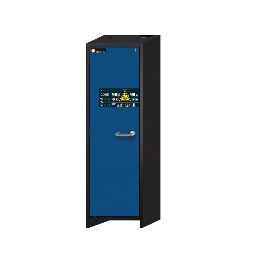 Armoire de sécurité asecos® TYPE 90 pour batteries lithium-ions ION-CORE-STORE