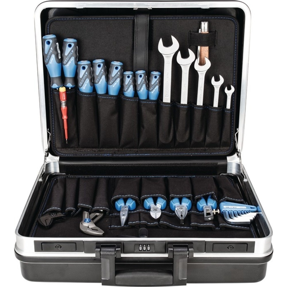 Assortiment d'outils 1041-001 74 pièces fourni avec coffret de transport rigide