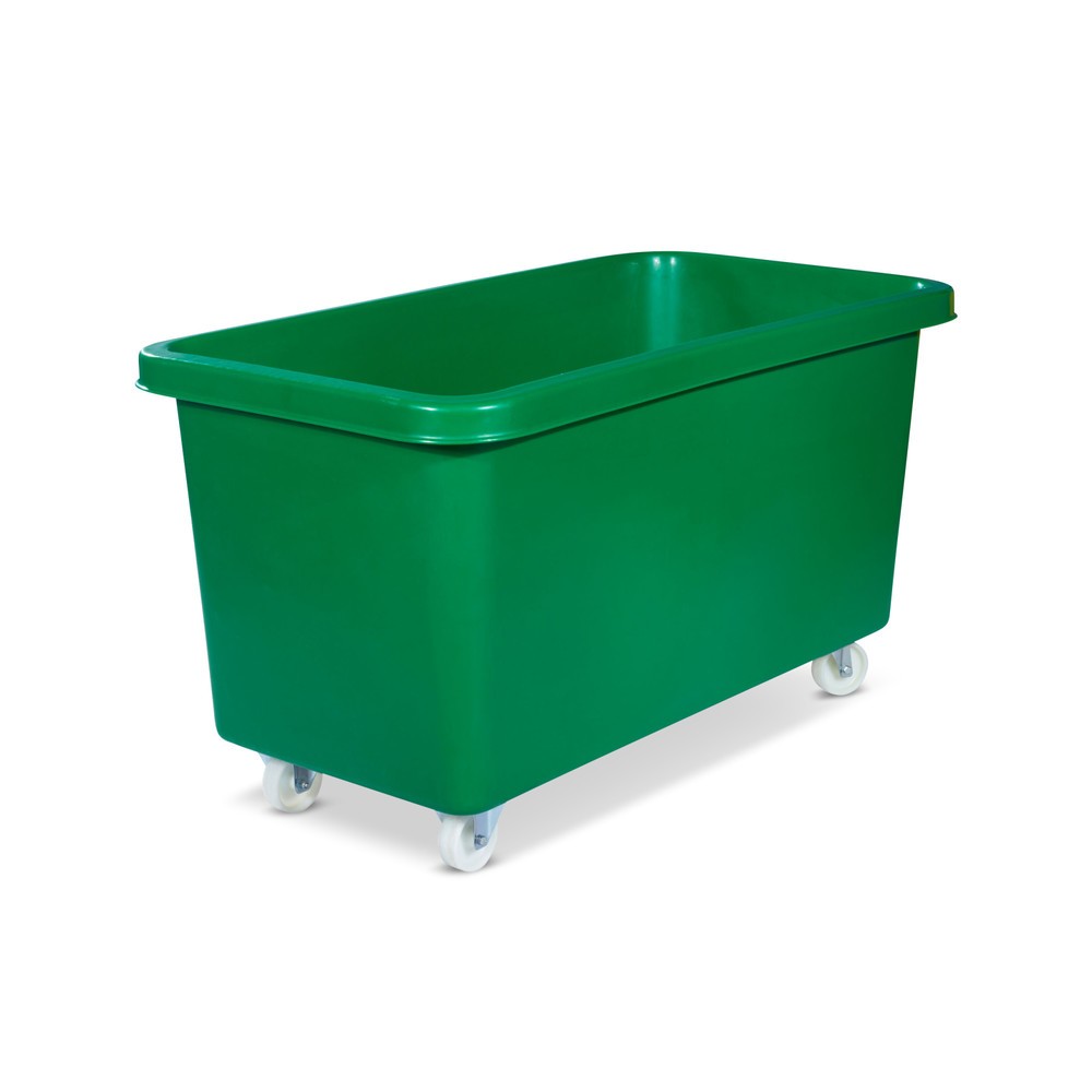 Conteneur à roulettes BASIC, l x P 1308 x 699 mm, vert