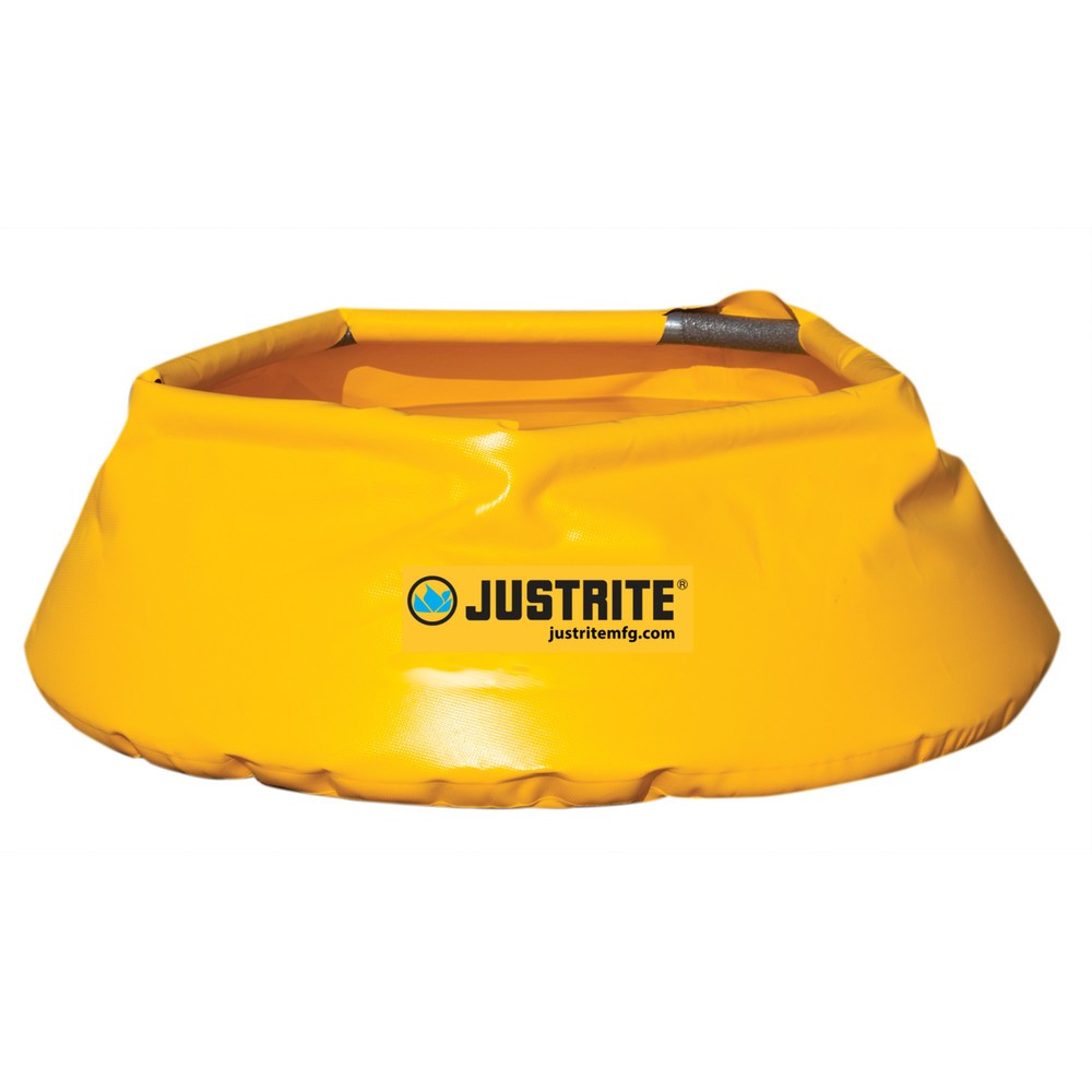 Bac d’urgence Justrite Pop-Up, Ø 711 mm, capacité 76 l