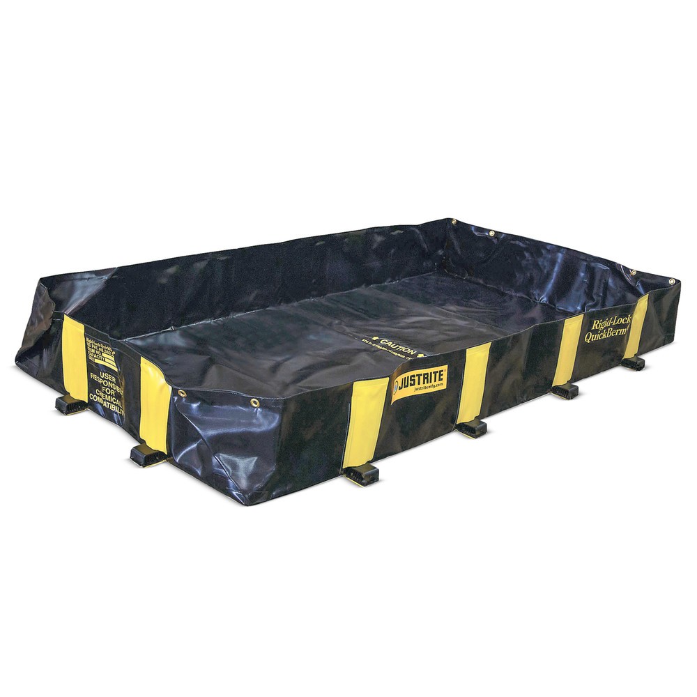 Bac pliable Justrite QuickBerm®, capacité 662 l