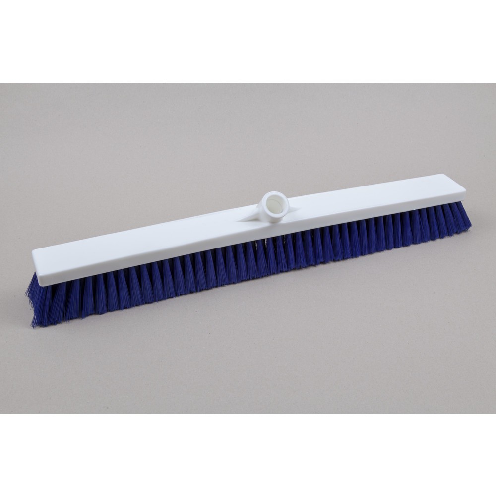 Balai de salle hygiénique, plastique, filet alld, poils en polyester 0,25, doux, 600 mm, bleu