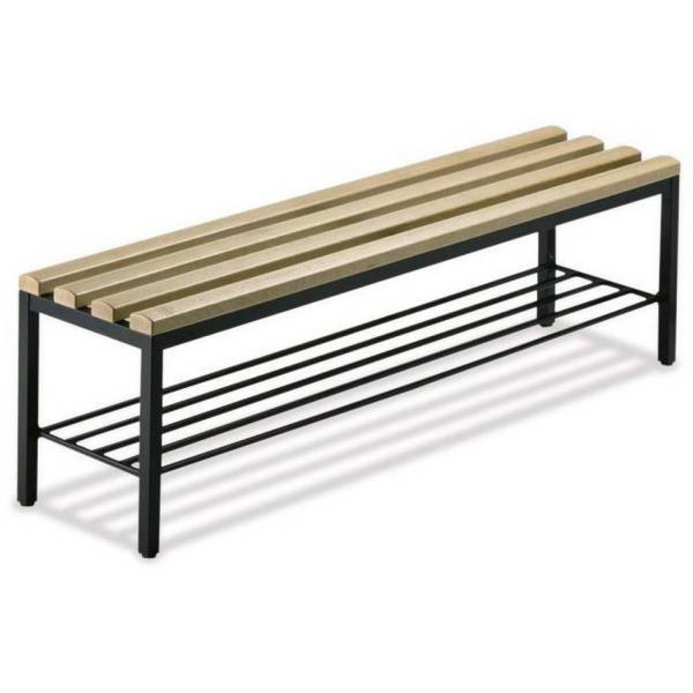 Banc pour vestiaire C+P Premium, longueur 1 000 mm, sans porte-chaussure