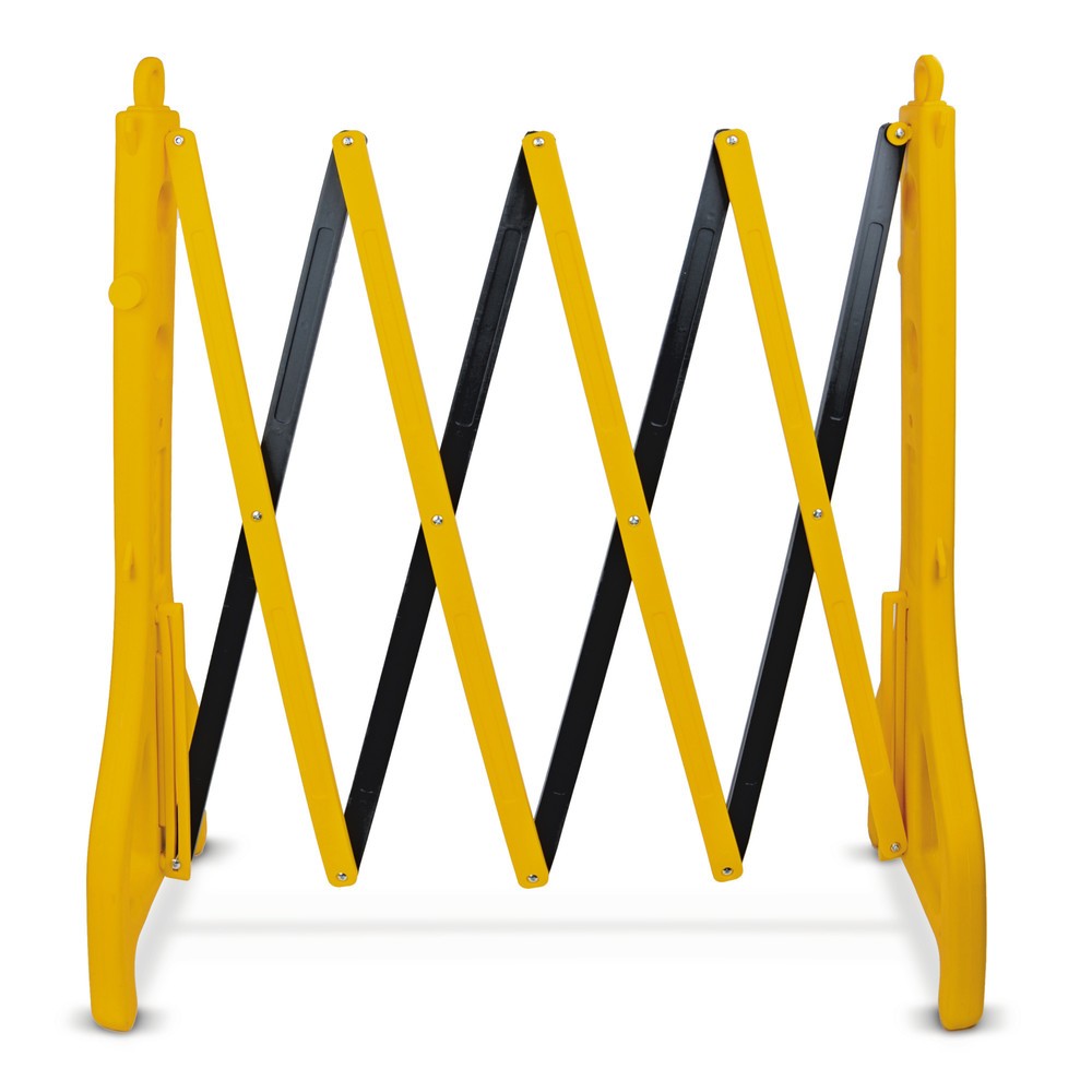 Barrière extensible HEMMDAL, noir/jaune