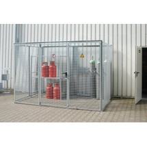 Gasflaschen-Lagerbox TRGS 510 ohne Dach