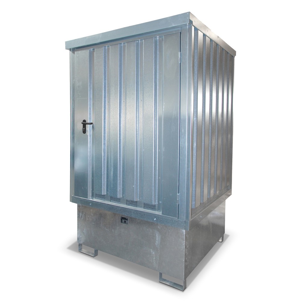 Bauer® Gefahrstoff-Depot GD-E/IBC, für 1x IBC, inkl. Auffangwanne, verzinkt