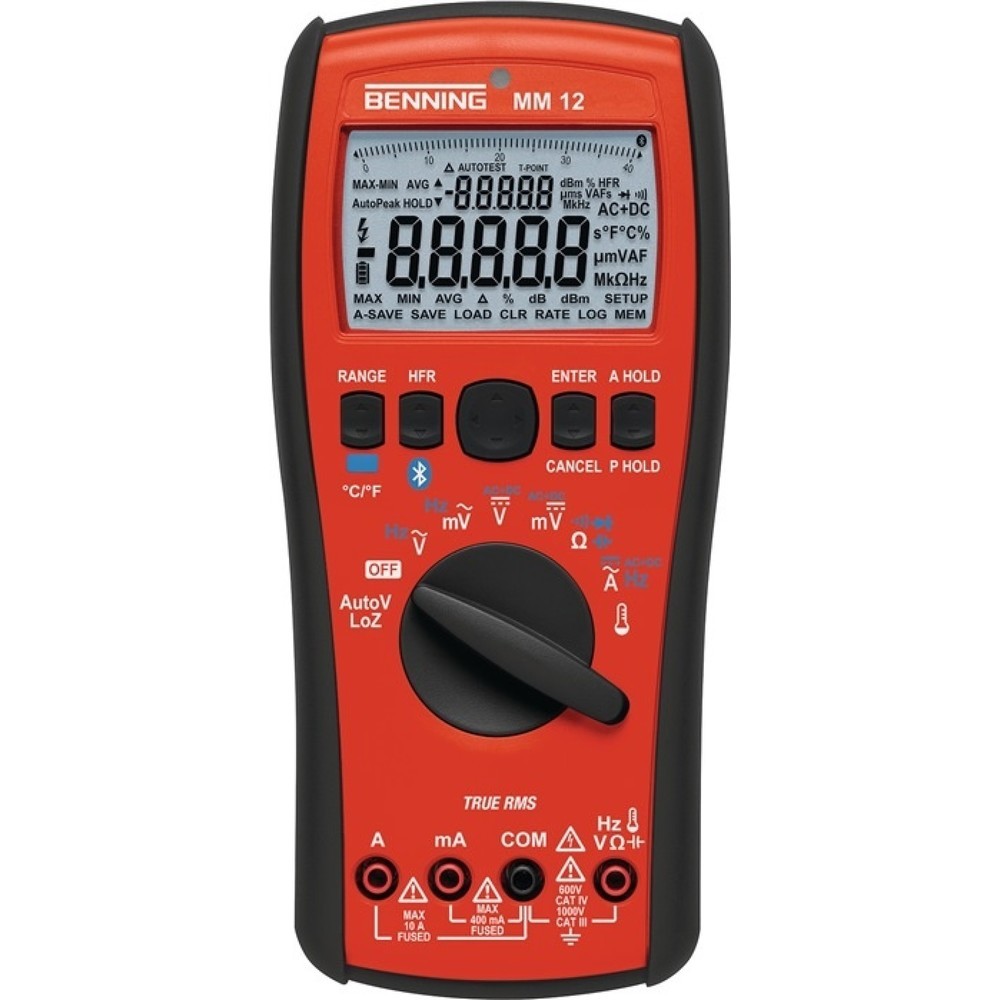 BENNING Multimeter MM 12 0,0001-1000 V AC/DC TRUE RMS