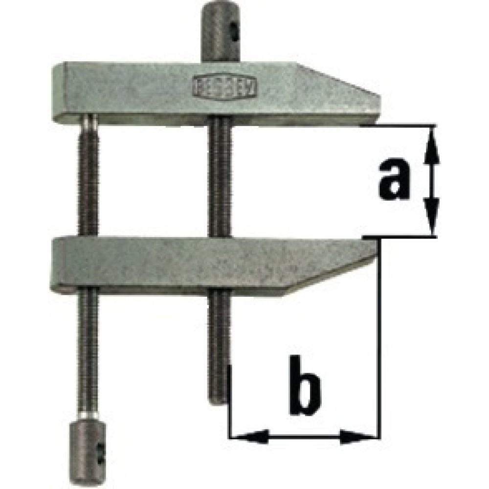 Parallelschraubzwinge PA Spann-W.36mm A.19mm BESSEY