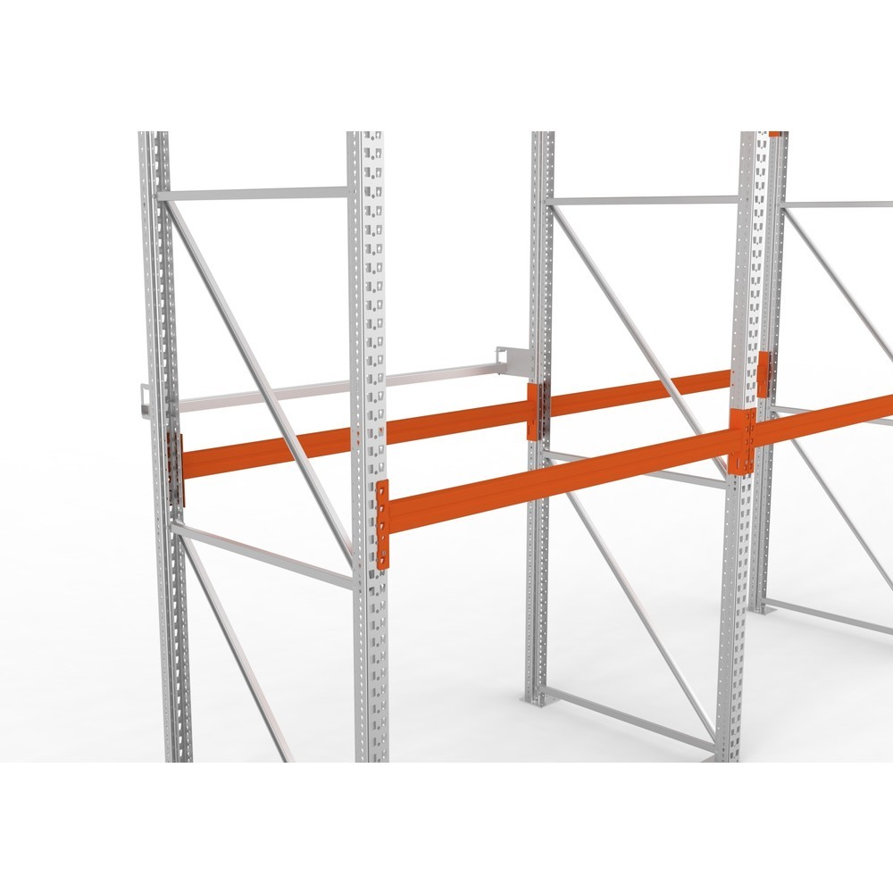 Illustration du produit: Blocage anti-traversée pour rayonnage à palettes META MULTIPAL, longueur 2 700 mm