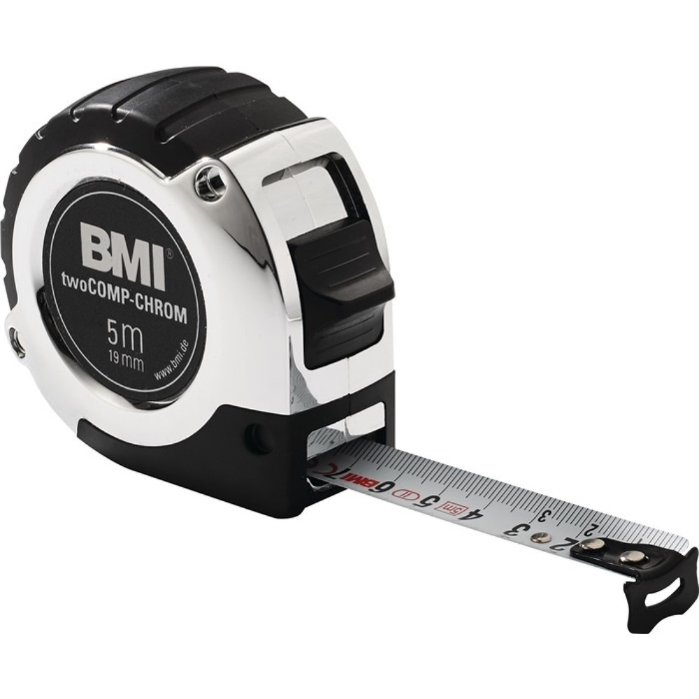 BMI Taschenrollbandmass chrom L.3m B.16mm mm/cm EG II Ku.Automatic