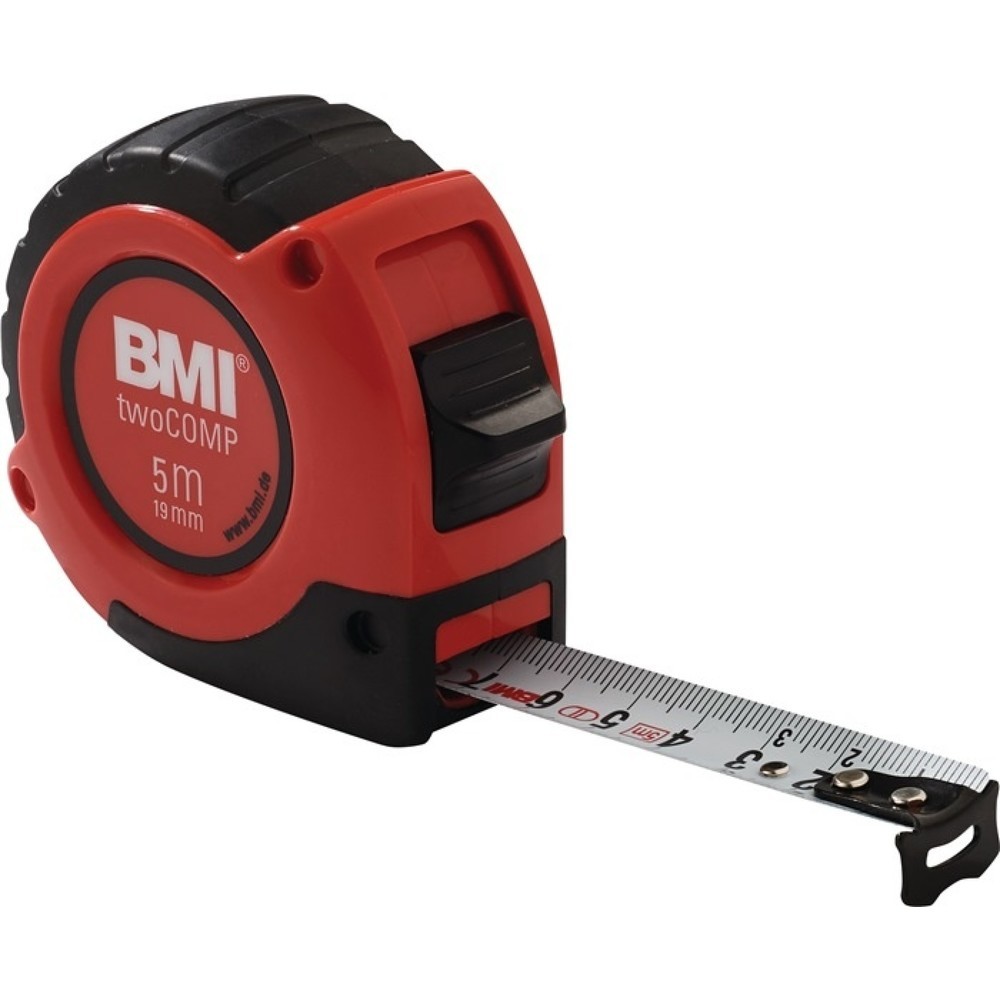 BMI Taschenrollbandmass twoComp L.3m B.16mm mm/cm EG II ABS Automatic SB