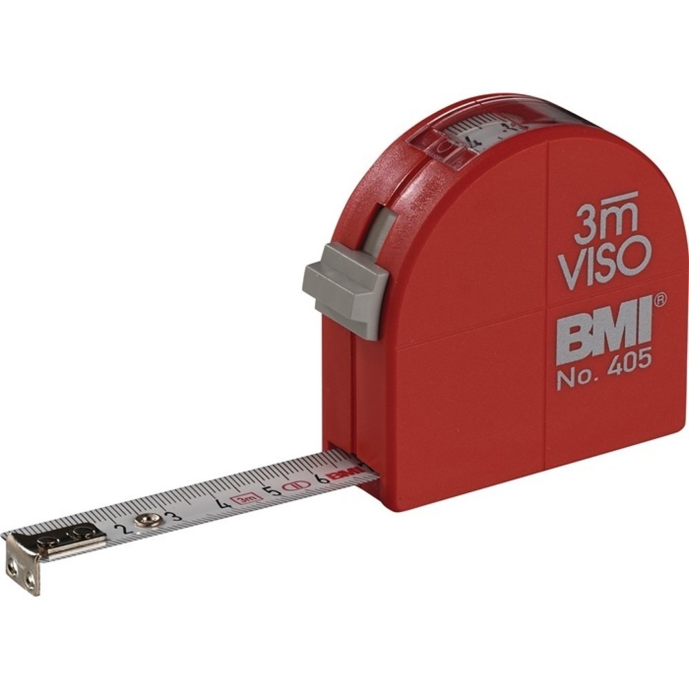 BMI Taschenrollbandmass VISO L.3m B.16mm mm/cm EG II PA Sichtfenster