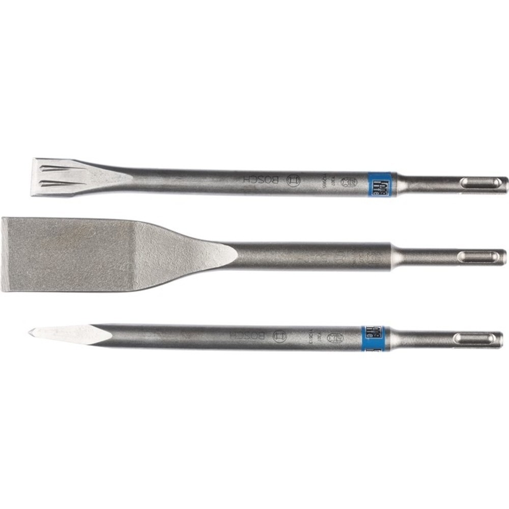 BOSCH Meißel-Set SDS-plus SDS-plus 3-tlg.selbstschärfend L.250/250/260mm