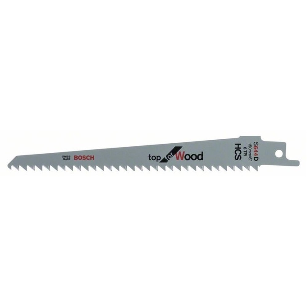 BOSCH Säbelsägeblatt S 1531 L L.240mm B.19mm TPI 5 5mm geschr.,geschl.2er Pk