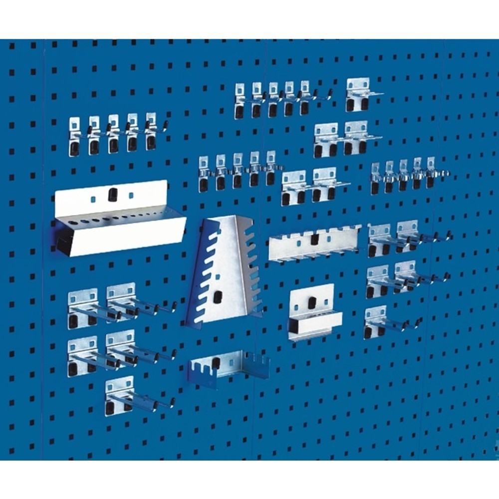 bott Werkzeughalter, 10 Haken/10 Doppelhaken/20 div. Halter, BxHmm, 40-tlg.