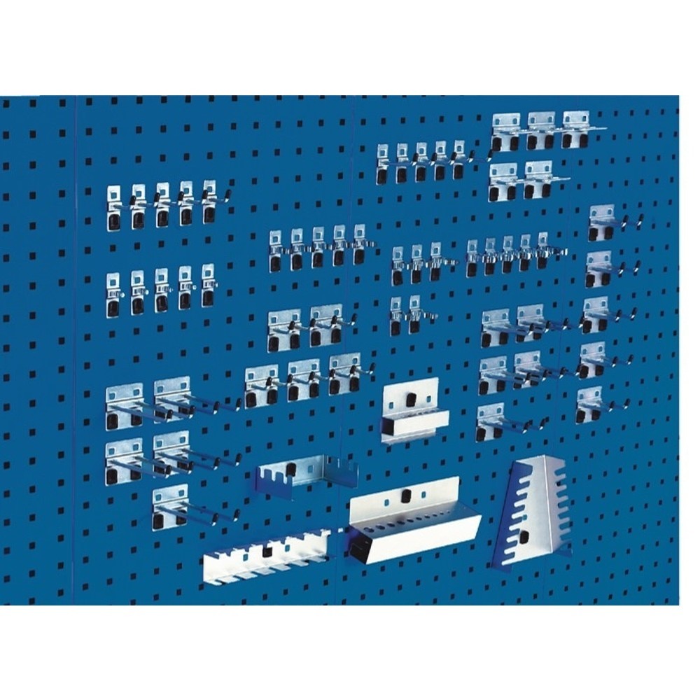 bott Werkzeughalter, 10 Haken/20 Doppelhaken/10 div. Halter, BxHmm, 60-tlg.