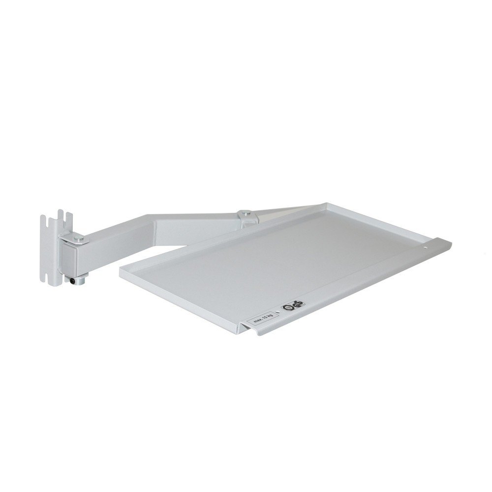 Bras pivotant pour système de poste de travail, LxP 460 x 210 mm