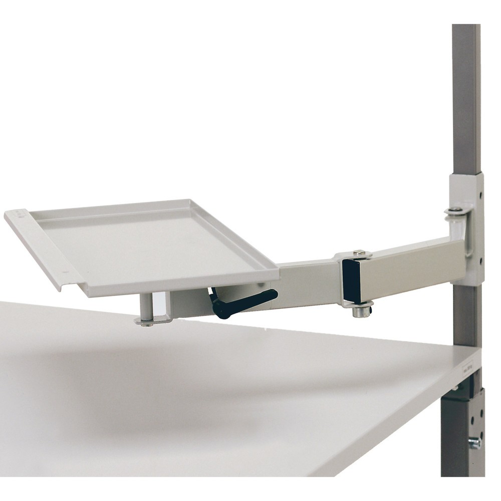 Bras pivotant pour système de poste de travail, LxP 460 x 210 mm